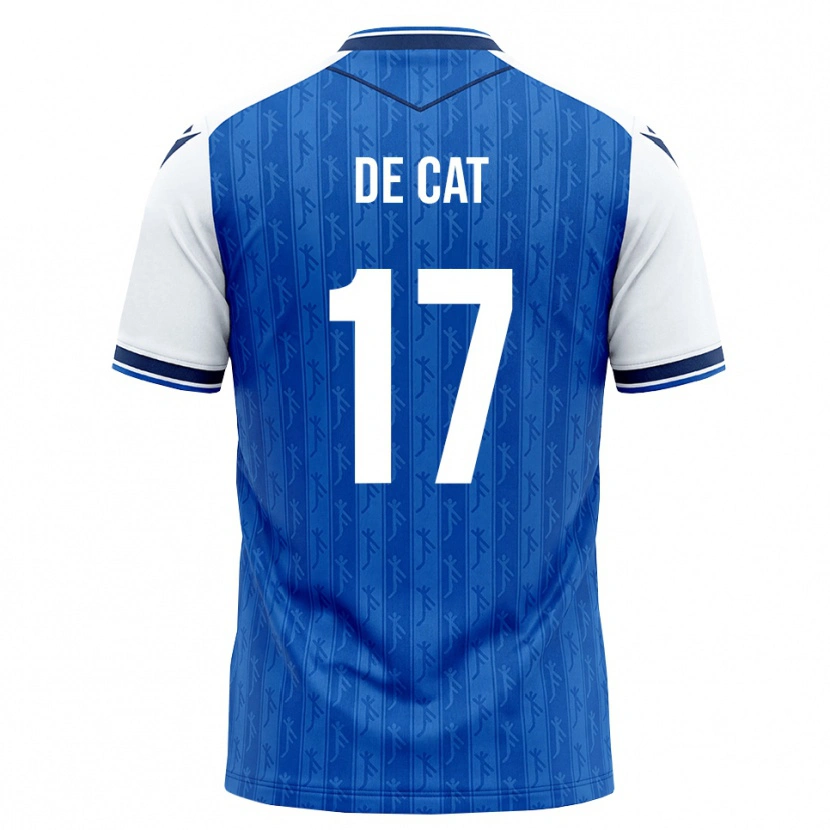 Danxen Herren Nathan De Cat #17 Königsblau Weiß Heimtrikot Trikot 2026/27 T-Shirt