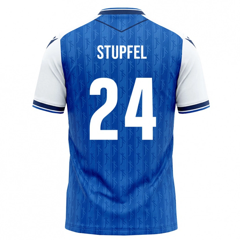 Danxen Herren Janis Stupfel #24 Königsblau Weiß Heimtrikot Trikot 2026/27 T-Shirt