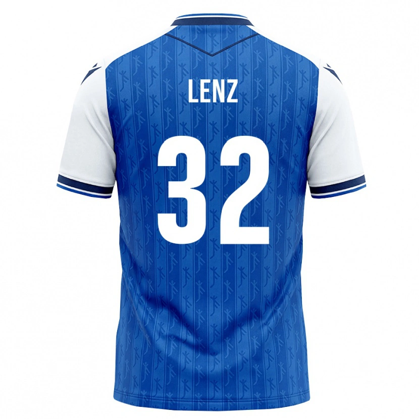 Danxen Herren Cajetan Lenz #32 Königsblau Weiß Heimtrikot Trikot 2026/27 T-Shirt