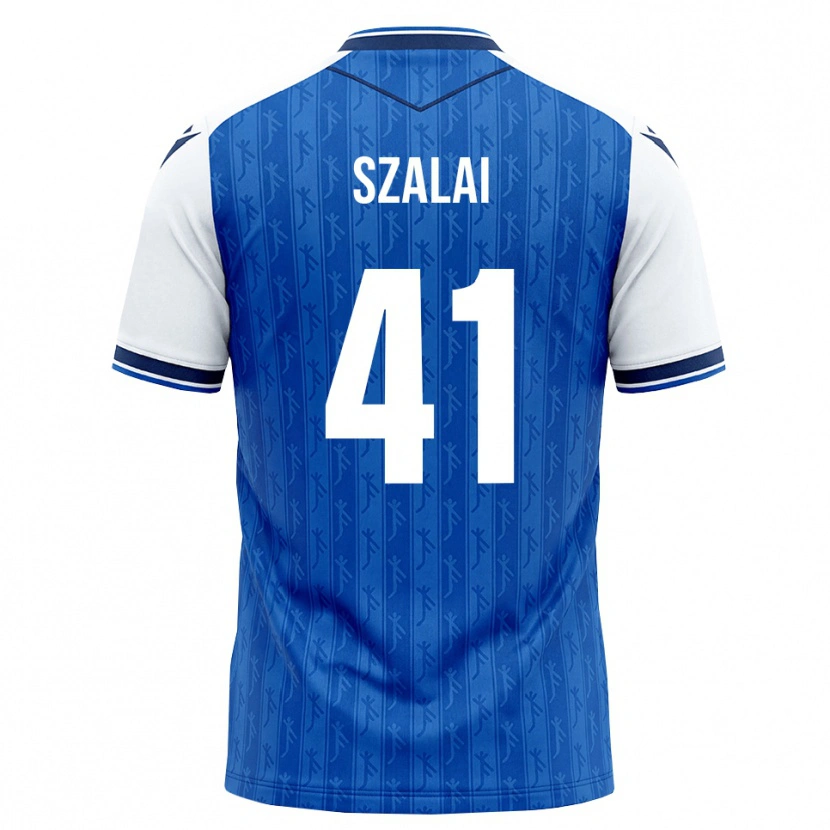 Danxen Herren Attila Szalai #41 Königsblau Weiß Heimtrikot Trikot 2026/27 T-Shirt