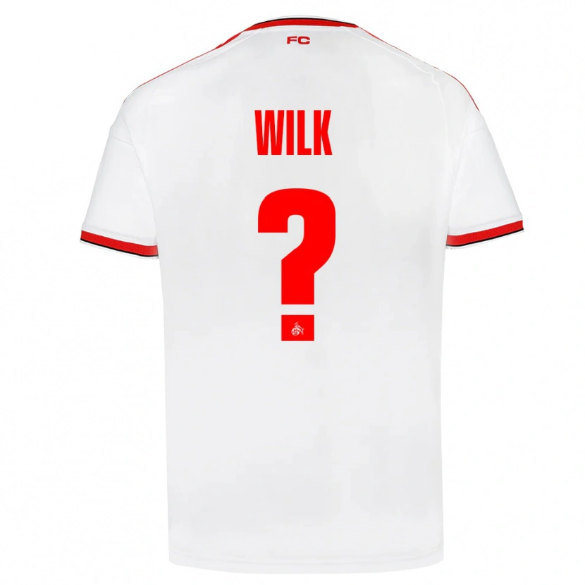 Danxen Herren Emil Wilk #0 Weiß Rot Schwarz Heimtrikot Trikot 2026/27 T-Shirt