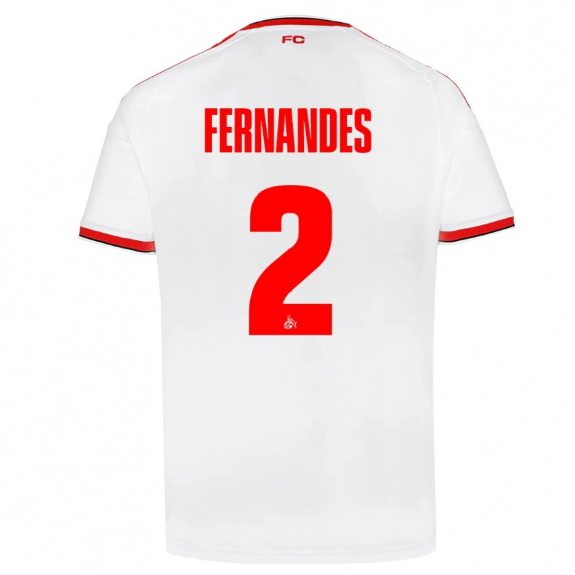Danxen Herren Tyron Fernandes #2 Weiß Rot Schwarz Heimtrikot Trikot 2026/27 T-Shirt