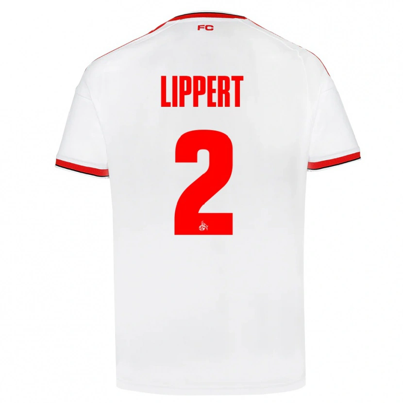 Danxen Herren Max Lippert #2 Weiß Rot Schwarz Heimtrikot Trikot 2026/27 T-Shirt
