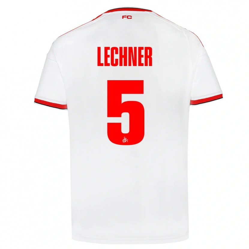 Danxen Herren Luca Lechner #5 Weiß Rot Schwarz Heimtrikot Trikot 2026/27 T-Shirt