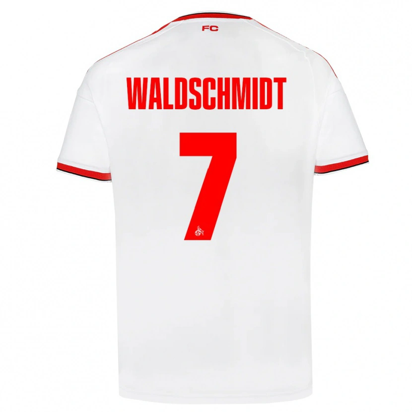 Danxen Herren Luca Waldschmidt #7 Weiß Rot Schwarz Heimtrikot Trikot 2026/27 T-Shirt