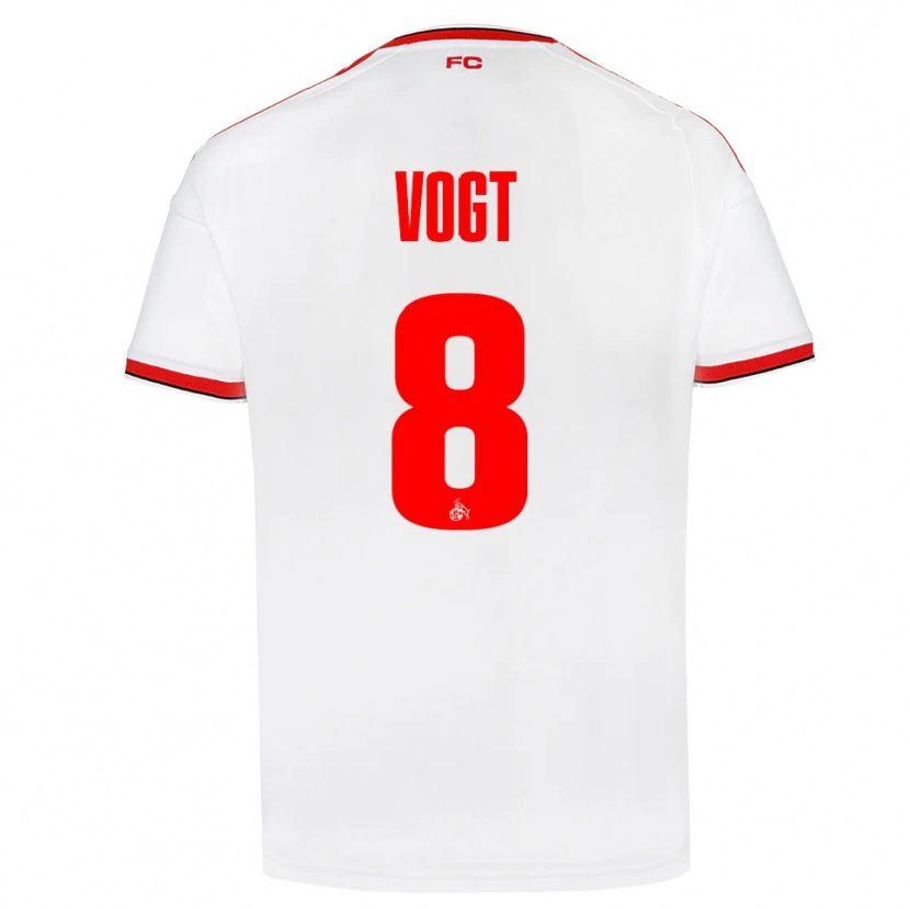Danxen Herren Laura Vogt #8 Weiß Rot Schwarz Heimtrikot Trikot 2026/27 T-Shirt