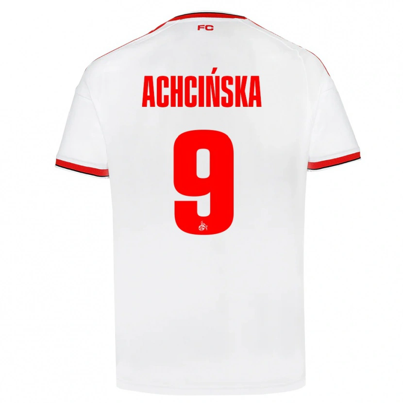 Danxen Herren Adriana Achcińska #9 Weiß Rot Schwarz Heimtrikot Trikot 2026/27 T-Shirt