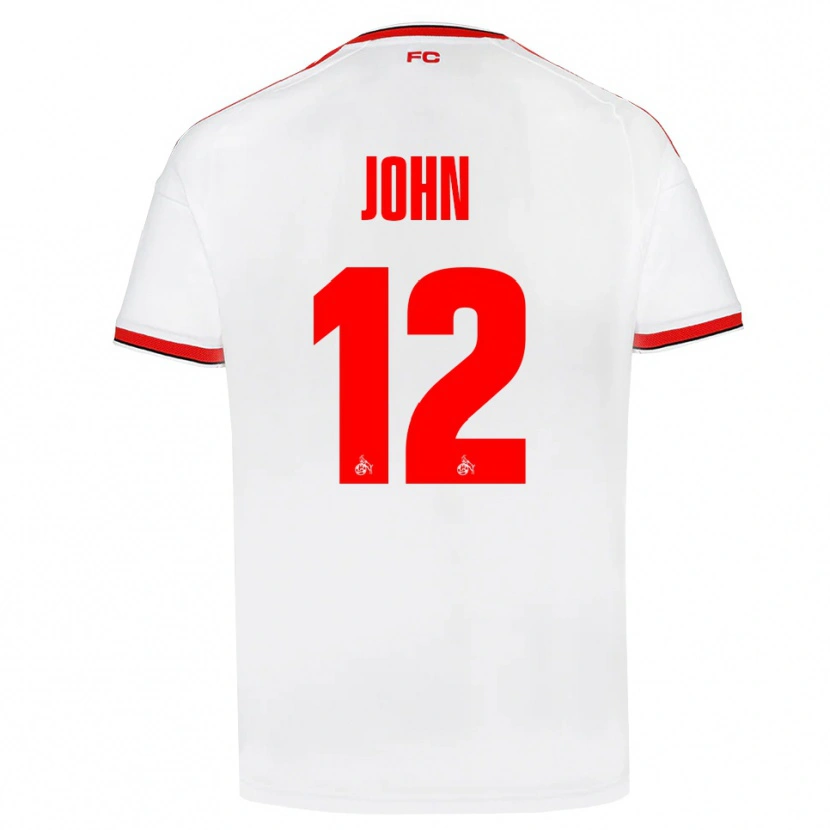Danxen Herren Neven John #12 Weiß Rot Schwarz Heimtrikot Trikot 2026/27 T-Shirt