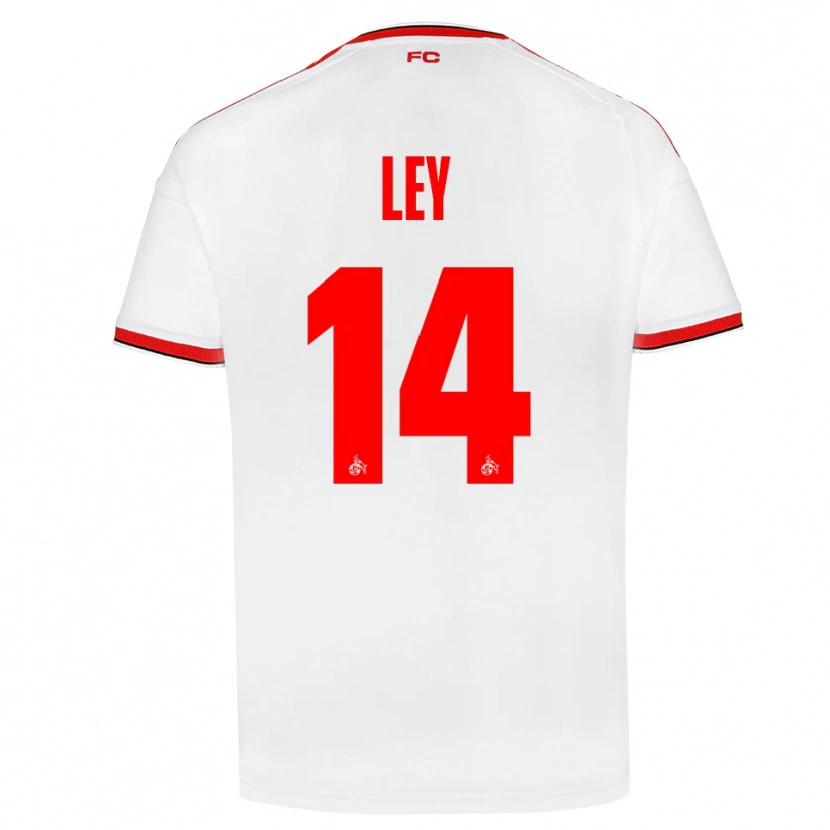 Danxen Herren Benjamin Ley #14 Weiß Rot Schwarz Heimtrikot Trikot 2026/27 T-Shirt