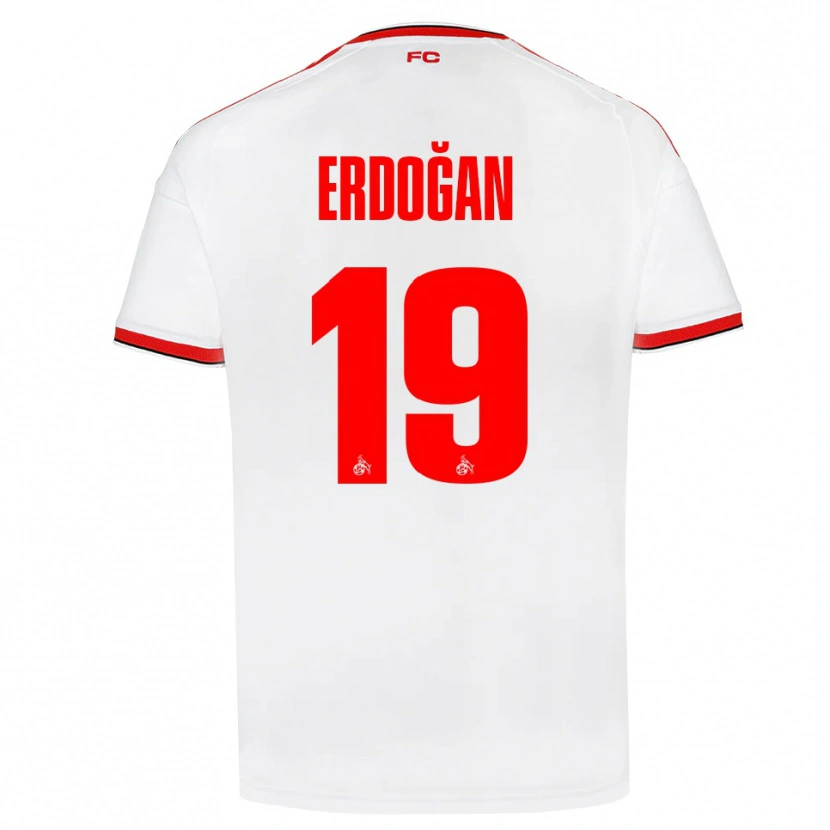 Danxen Herren Eymen Erdoğan #19 Weiß Rot Schwarz Heimtrikot Trikot 2026/27 T-Shirt