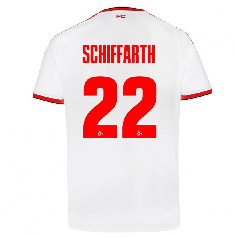 Danxen Herren Julia Schiffarth #22 Weiß Rot Schwarz Heimtrikot Trikot 2026/27 T-Shirt