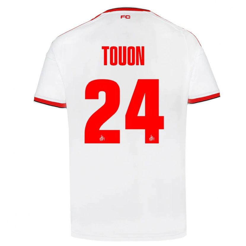 Danxen Herren Ella Touon #24 Weiß Rot Schwarz Heimtrikot Trikot 2026/27 T-Shirt
