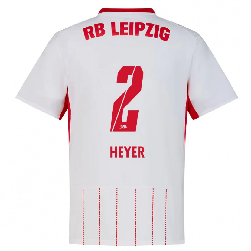 Danxen Herren Friedrich Heyer #2 Rot Weiß Gelb Heimtrikot Trikot 2026/27 T-Shirt