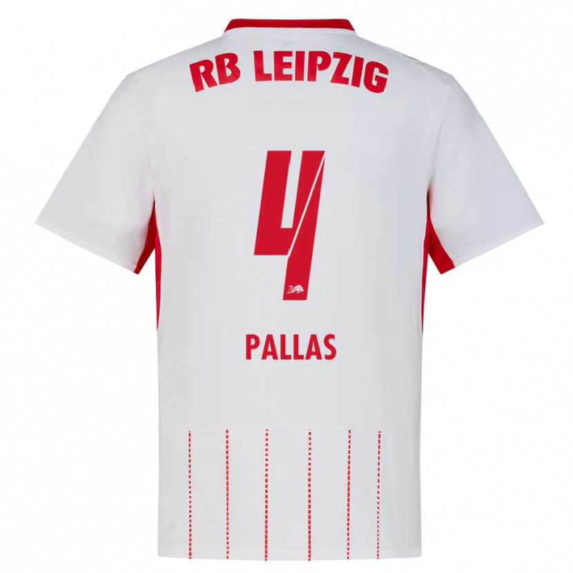 Danxen Herren Tim Pallas #4 Rot Weiß Gelb Heimtrikot Trikot 2026/27 T-Shirt