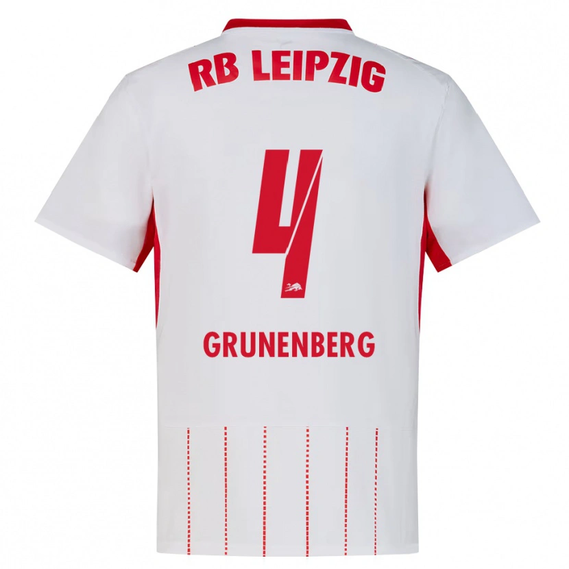 Danxen Herren Rucy Grunenberg #4 Rot Weiß Gelb Heimtrikot Trikot 2026/27 T-Shirt