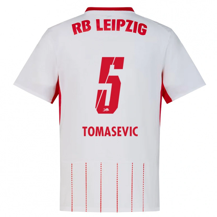 Danxen Herren Niko Tomasevic #5 Rot Weiß Gelb Heimtrikot Trikot 2026/27 T-Shirt