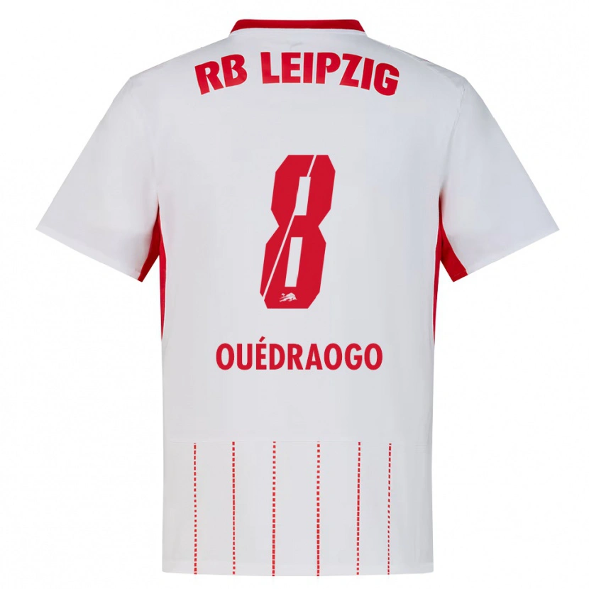 Danxen Herren Assan Ouédraogo #8 Rot Weiß Gelb Heimtrikot Trikot 2026/27 T-Shirt