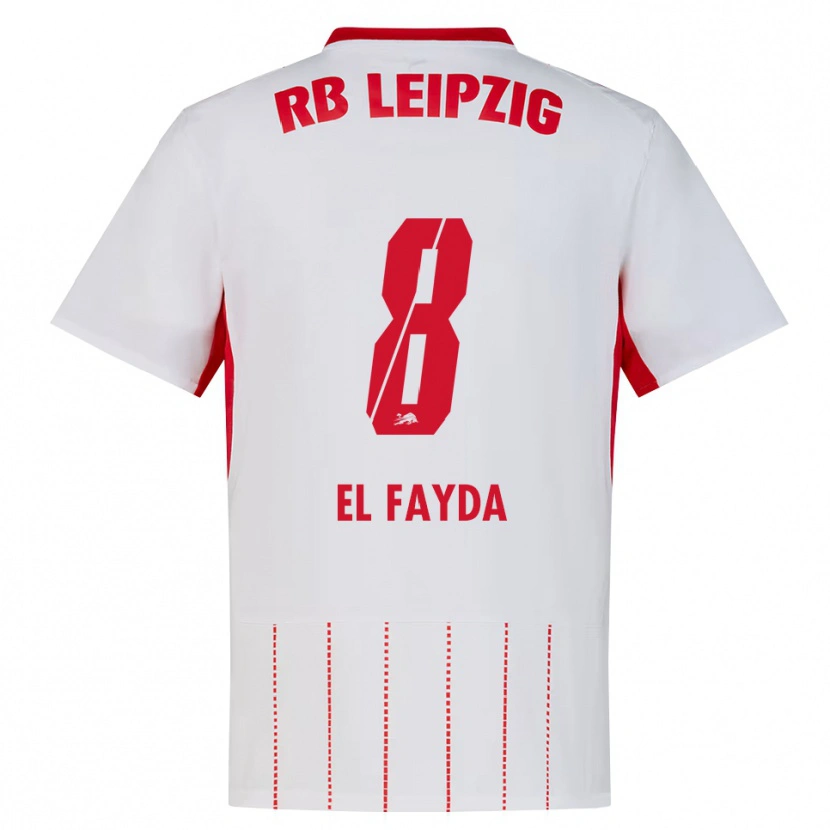 Danxen Herren Damin El Fayda #8 Rot Weiß Gelb Heimtrikot Trikot 2026/27 T-Shirt