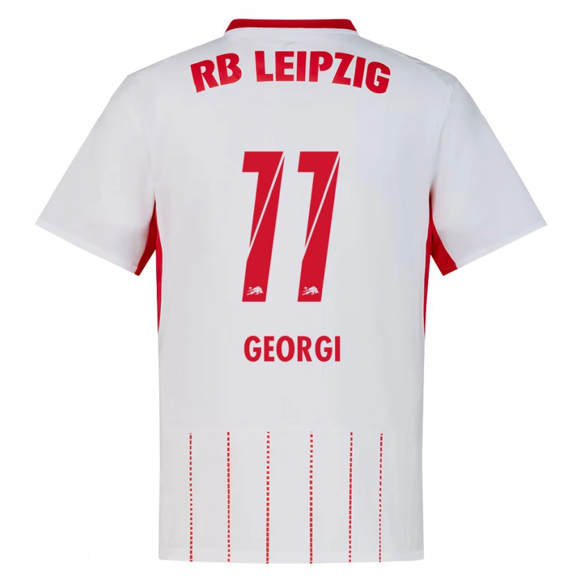 Danxen Herren Fyn Georgi #11 Rot Weiß Gelb Heimtrikot Trikot 2026/27 T-Shirt