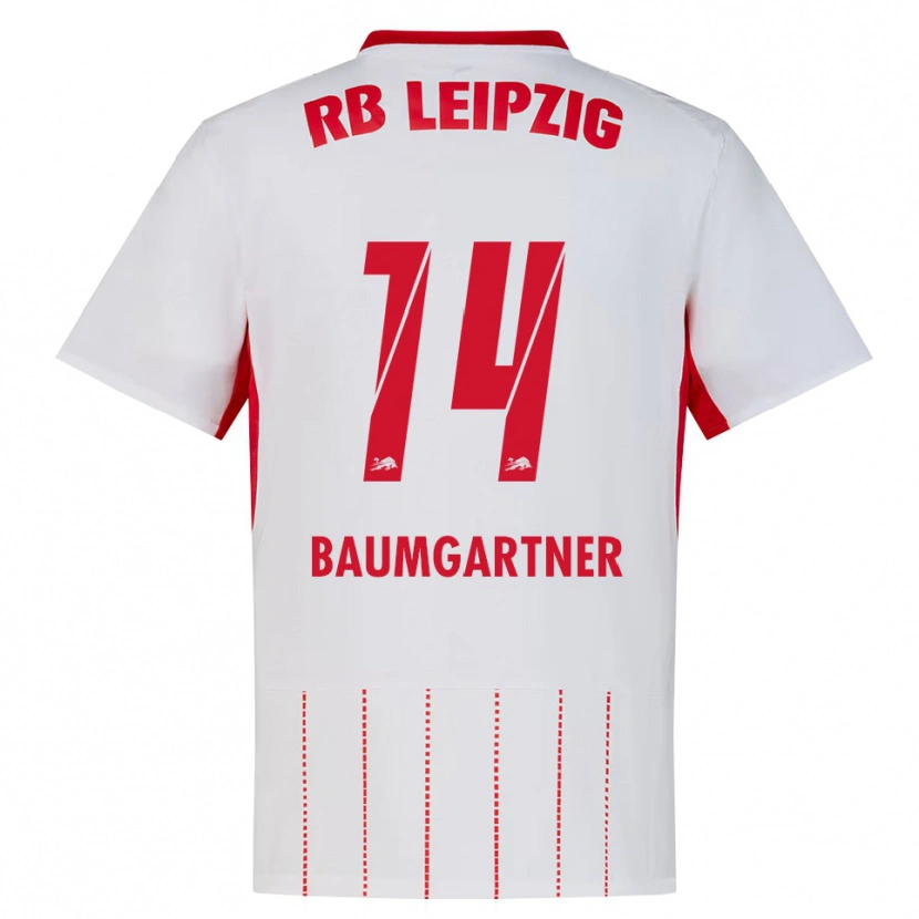 Danxen Herren Christoph Baumgartner #14 Rot Weiß Gelb Heimtrikot Trikot 2026/27 T-Shirt