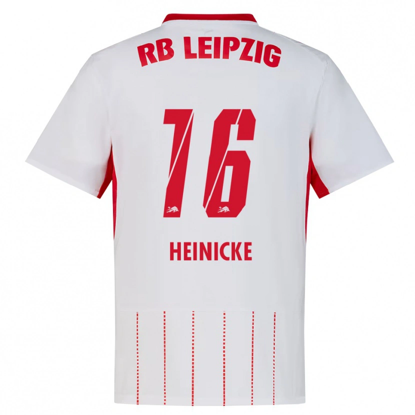 Danxen Herren Niklas Heinicke #16 Rot Weiß Gelb Heimtrikot Trikot 2026/27 T-Shirt