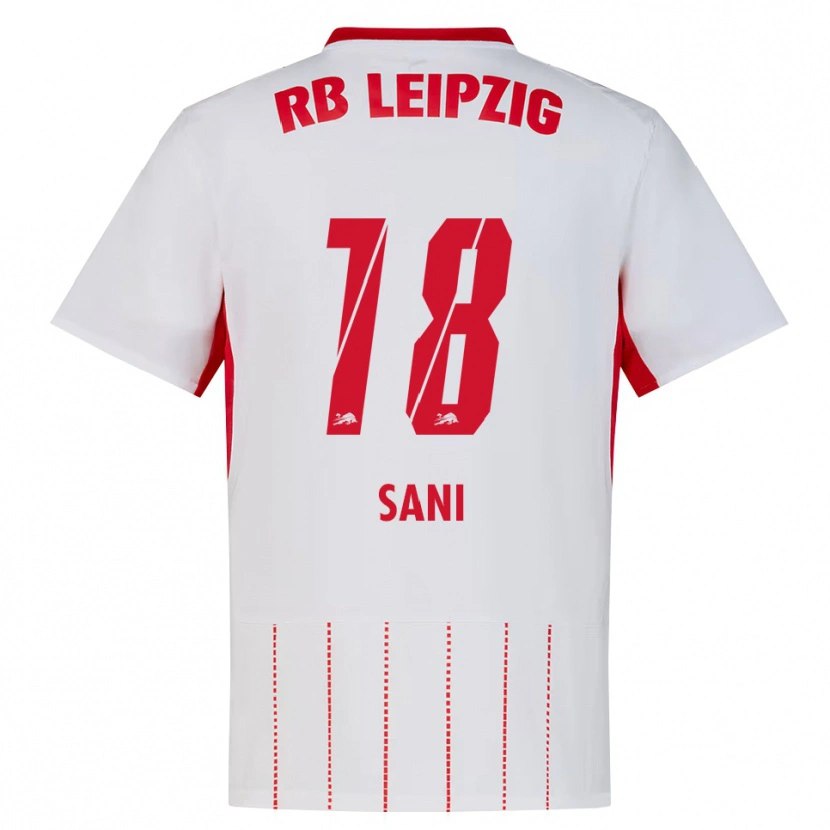 Danxen Herren Suleman Sani #18 Rot Weiß Gelb Heimtrikot Trikot 2026/27 T-Shirt