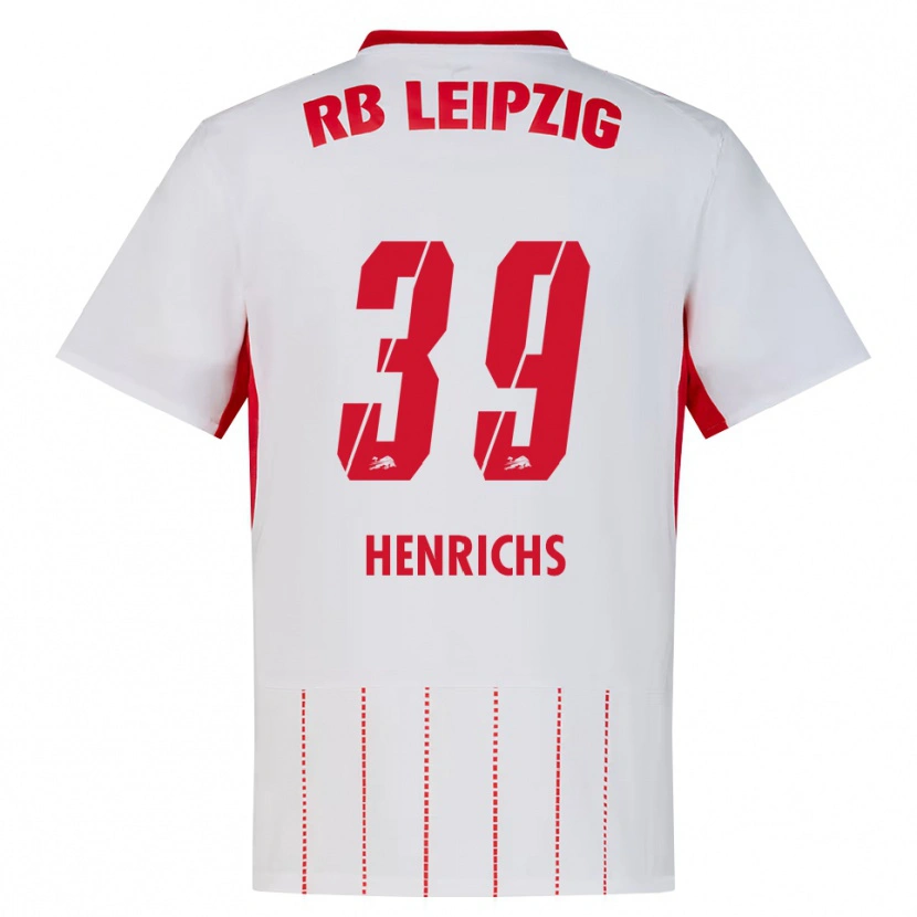 Danxen Herren Benjamin Henrichs #39 Rot Weiß Gelb Heimtrikot Trikot 2026/27 T-Shirt