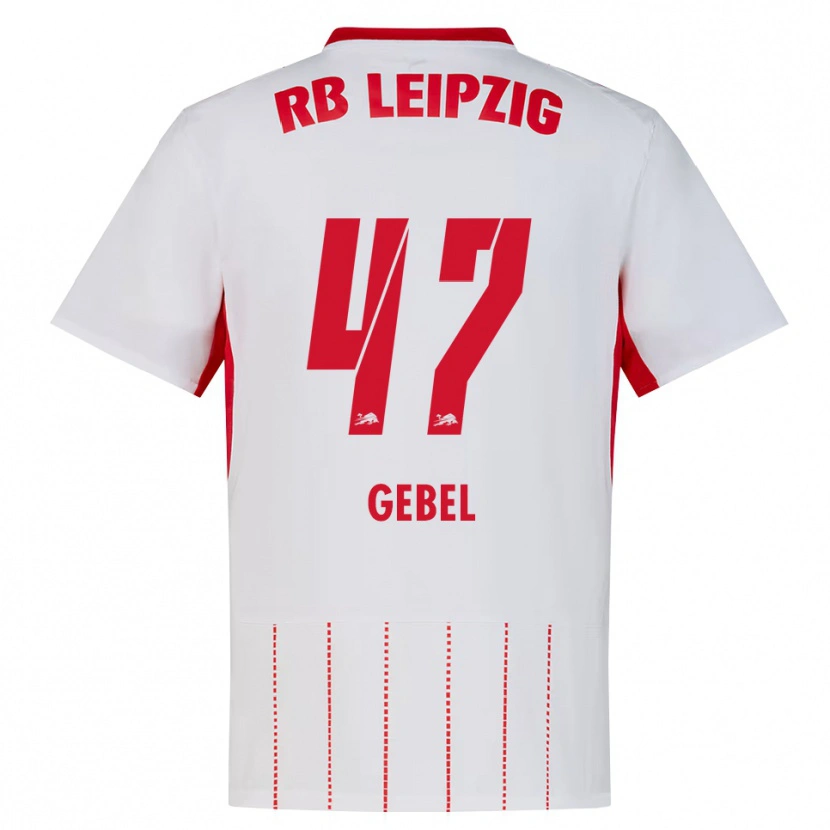 Danxen Herren Viggo Gebel #47 Rot Weiß Gelb Heimtrikot Trikot 2026/27 T-Shirt