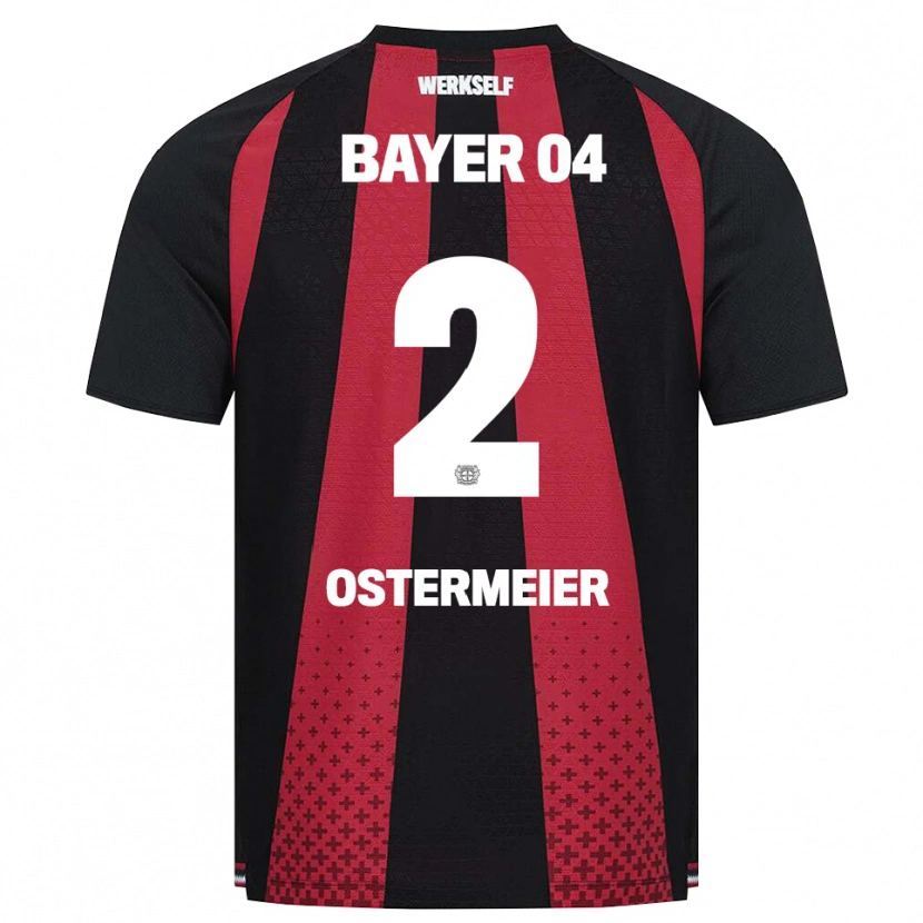 Danxen Herren Selina Ostermeier #2 Schwarz Weiß Rot Heimtrikot Trikot 2026/27 T-Shirt