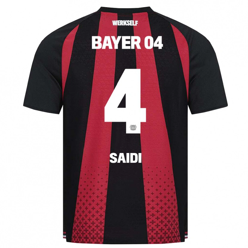 Danxen Herren Obaid Saidi #4 Schwarz Weiß Rot Heimtrikot Trikot 2026/27 T-Shirt