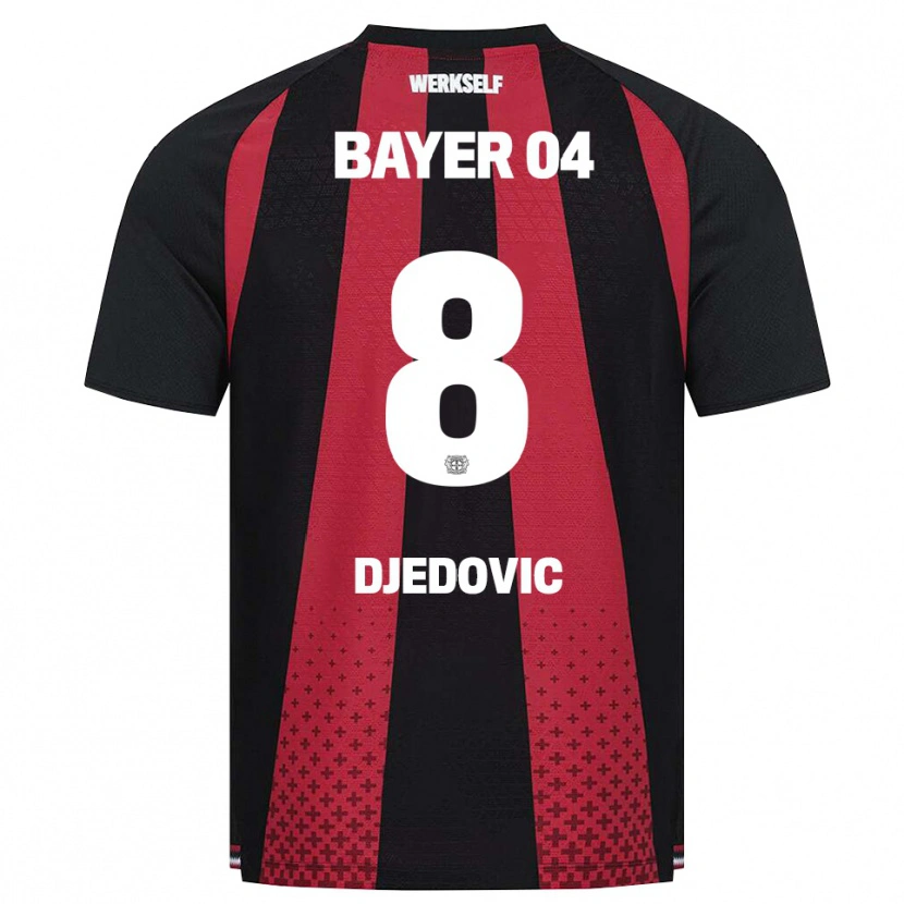 Danxen Herren Melis Djedovic #8 Schwarz Weiß Rot Heimtrikot Trikot 2026/27 T-Shirt
