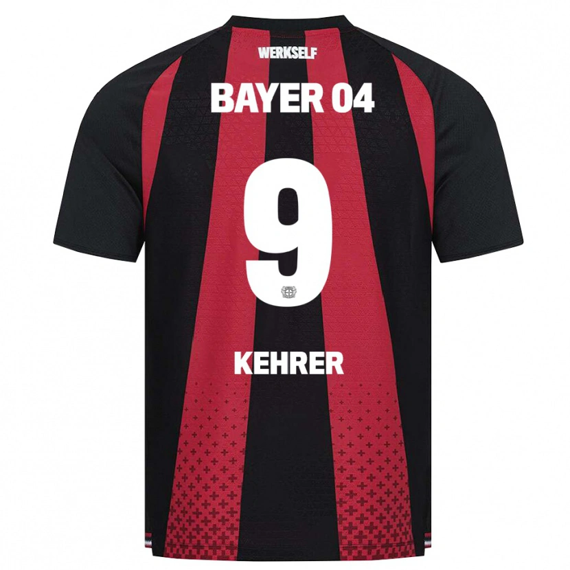 Danxen Herren Caroline Kehrer #9 Schwarz Weiß Rot Heimtrikot Trikot 2026/27 T-Shirt