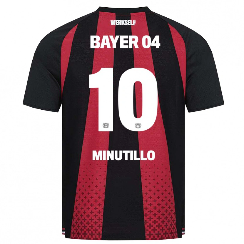 Danxen Herren Gabriel Minutillo #10 Schwarz Weiß Rot Heimtrikot Trikot 2026/27 T-Shirt