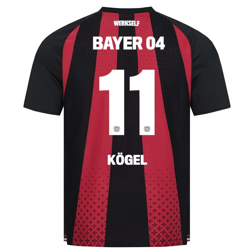Danxen Herren Kristin Kögel #11 Schwarz Weiß Rot Heimtrikot Trikot 2026/27 T-Shirt