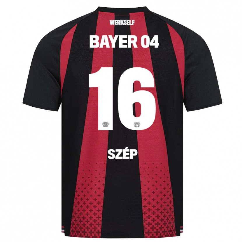 Danxen Herren Márton Szép #16 Schwarz Weiß Rot Heimtrikot Trikot 2026/27 T-Shirt