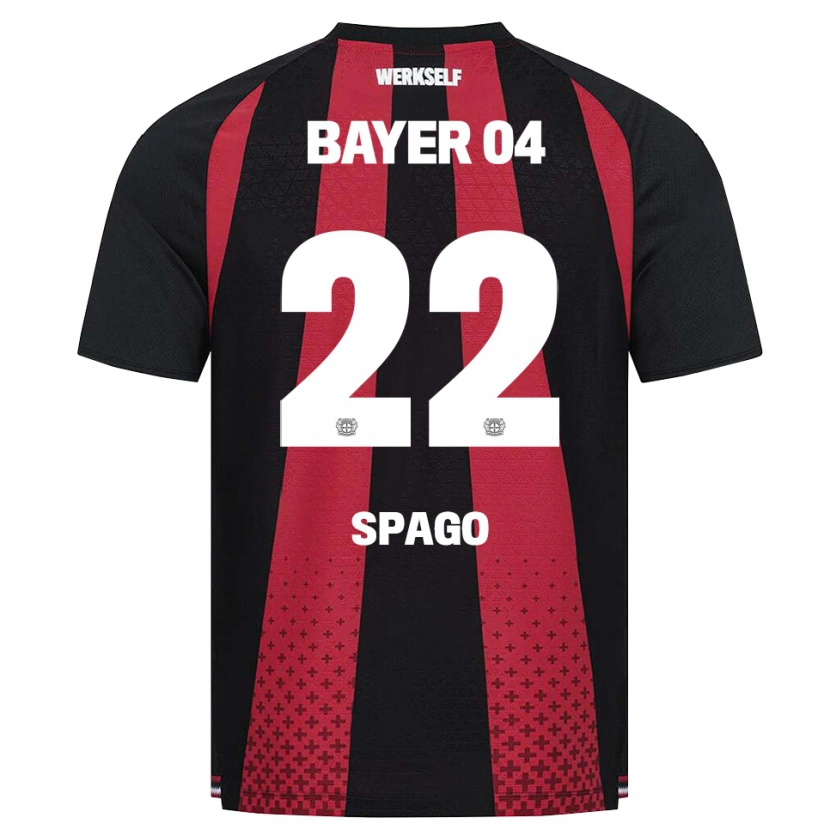 Danxen Herren Dien Spago #22 Schwarz Weiß Rot Heimtrikot Trikot 2026/27 T-Shirt