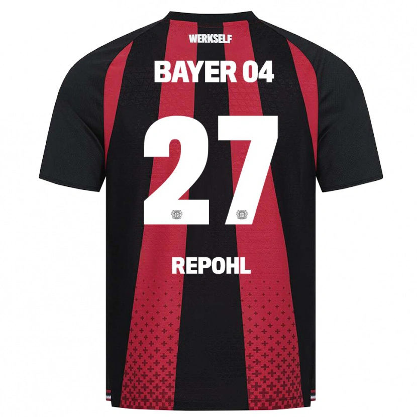 Danxen Herren Friederike Repohl #27 Schwarz Weiß Rot Heimtrikot Trikot 2026/27 T-Shirt