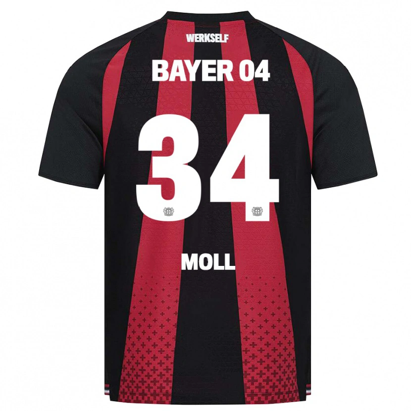Danxen Herren Anne Moll #34 Schwarz Weiß Rot Heimtrikot Trikot 2026/27 T-Shirt