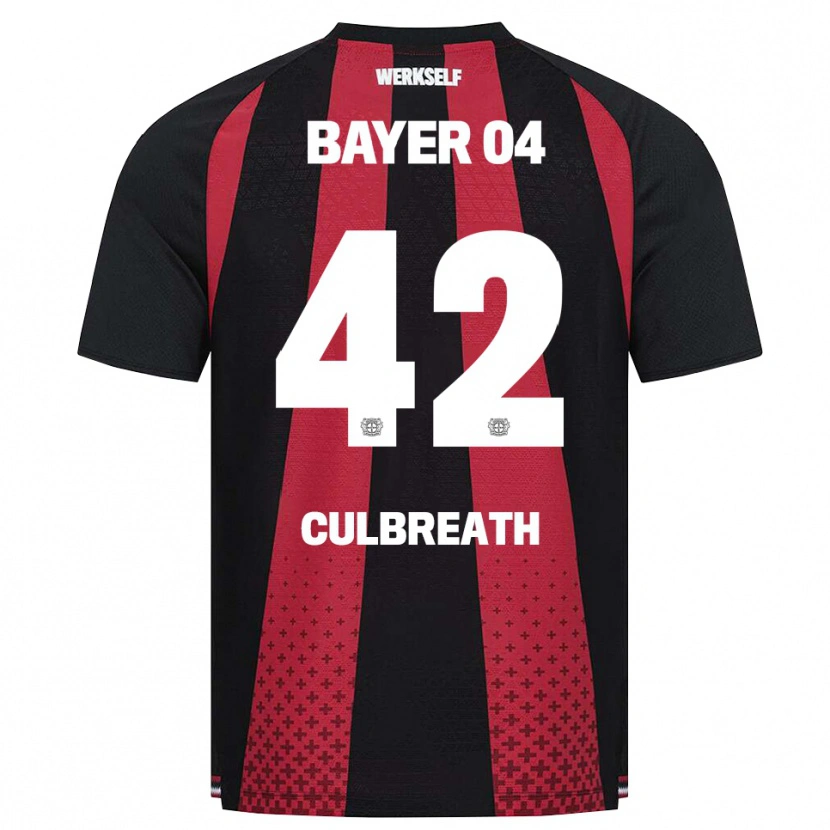 Danxen Herren Montrell Culbreath #42 Schwarz Weiß Rot Heimtrikot Trikot 2026/27 T-Shirt