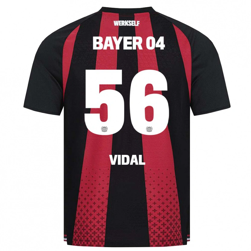 Danxen Herren Juliette Vidal #56 Schwarz Weiß Rot Heimtrikot Trikot 2026/27 T-Shirt