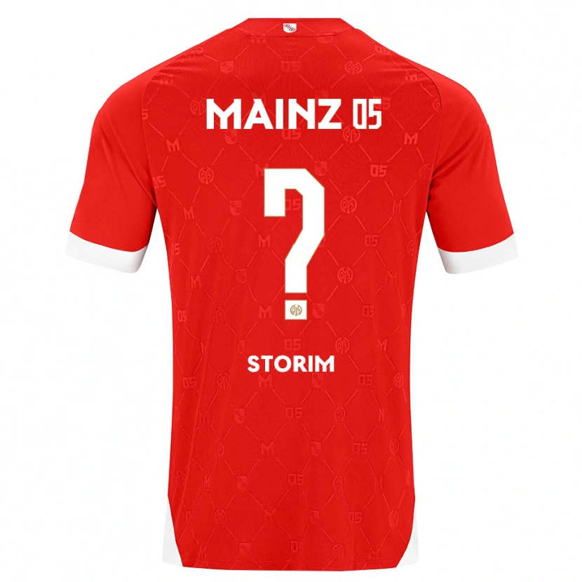 Danxen Herren Max Storim #0 Rot Weiß Heimtrikot Trikot 2026/27 T-Shirt