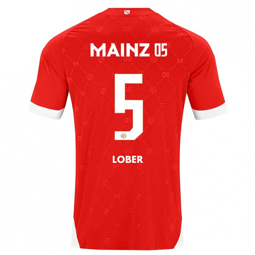 Danxen Herren Jana Löber #5 Rot Weiß Heimtrikot Trikot 2026/27 T-Shirt