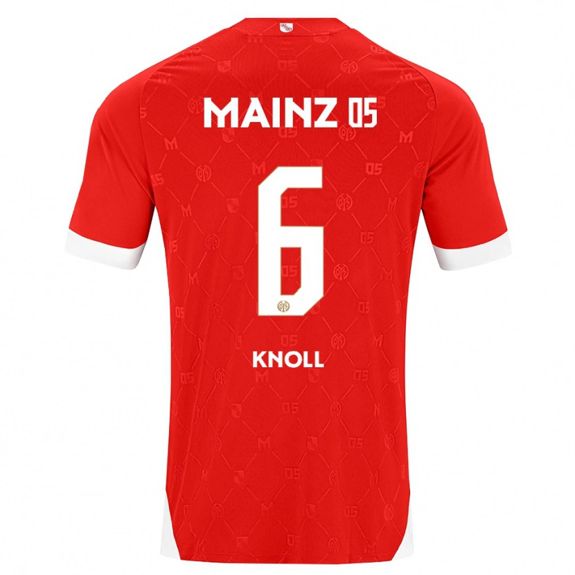 Danxen Herren Max Knoll #6 Rot Weiß Heimtrikot Trikot 2026/27 T-Shirt
