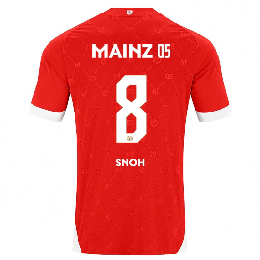 Danxen Herren Denton Snoh #8 Rot Weiß Heimtrikot Trikot 2026/27 T-Shirt