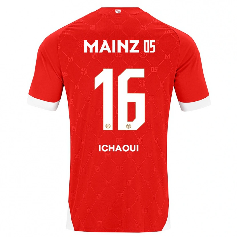 Danxen Herren Louay Ichaoui #16 Rot Weiß Heimtrikot Trikot 2026/27 T-Shirt