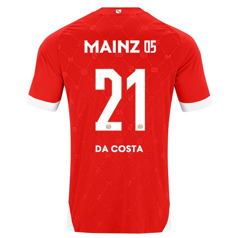Danxen Herren Danny Da Costa #21 Rot Weiß Heimtrikot Trikot 2026/27 T-Shirt