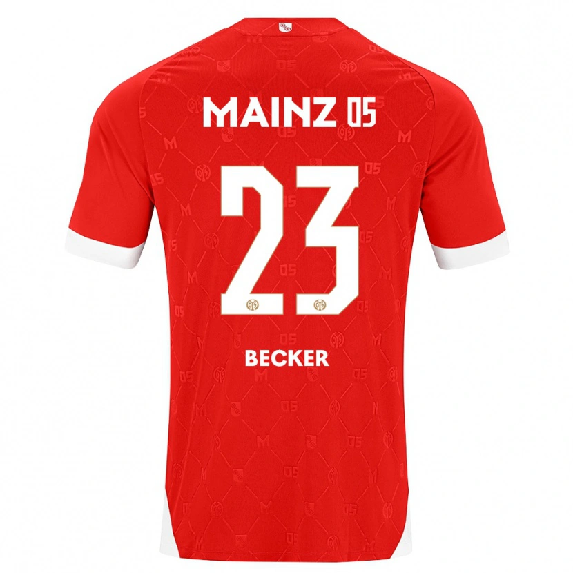 Danxen Herren Sheraldo Becker #23 Rot Weiß Heimtrikot Trikot 2026/27 T-Shirt