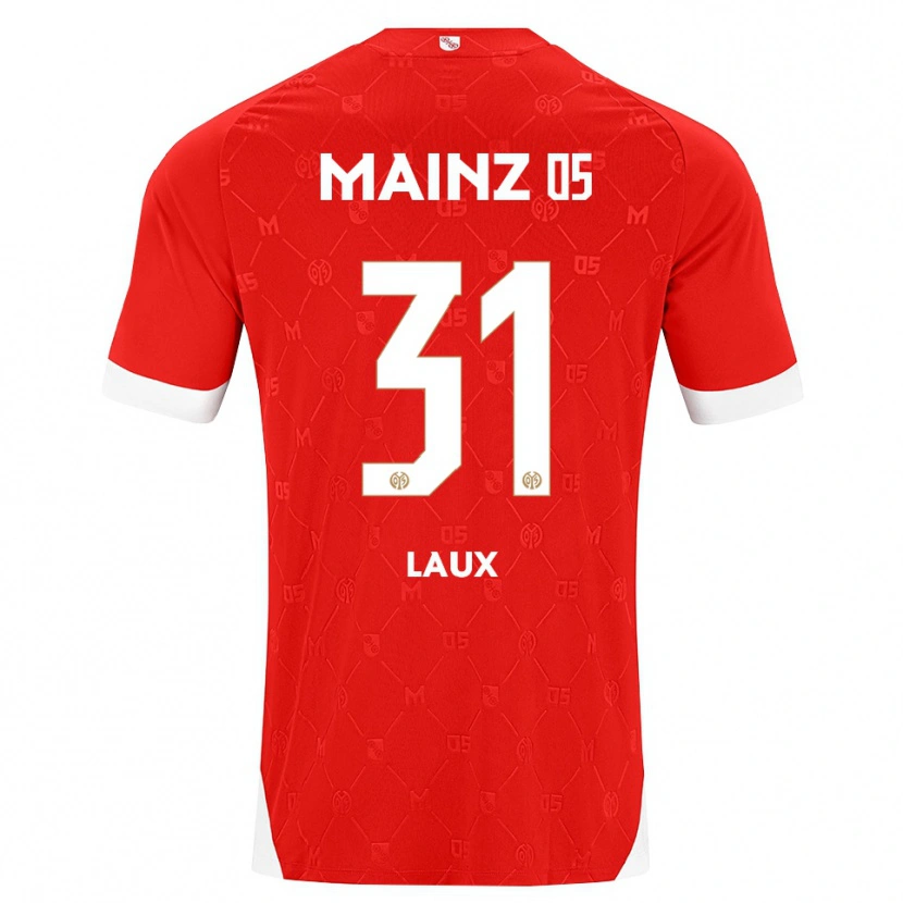Danxen Herren Lucas Laux #31 Rot Weiß Heimtrikot Trikot 2026/27 T-Shirt