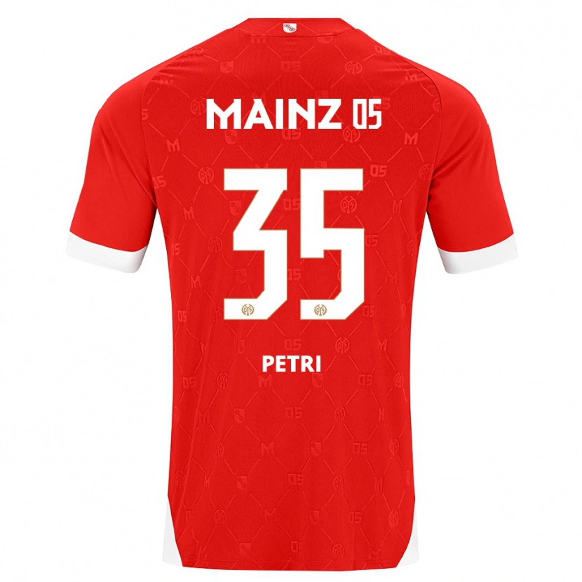 Danxen Herren Jolina Petri #35 Rot Weiß Heimtrikot Trikot 2026/27 T-Shirt