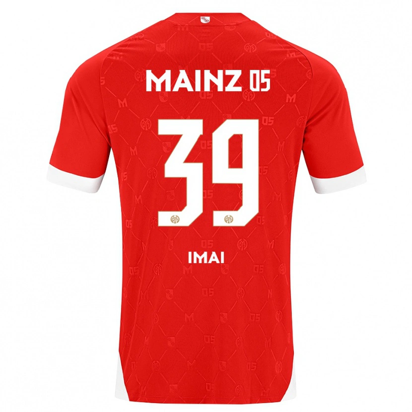 Danxen Herren Yurina Imai #39 Rot Weiß Heimtrikot Trikot 2026/27 T-Shirt